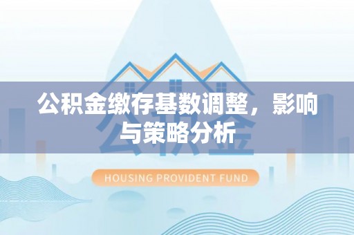 剑川公积金缴存基数调整，影响与策略分析