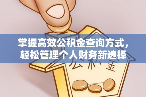 剑川掌握高效公积金查询方式，轻松管理个人财务新选择