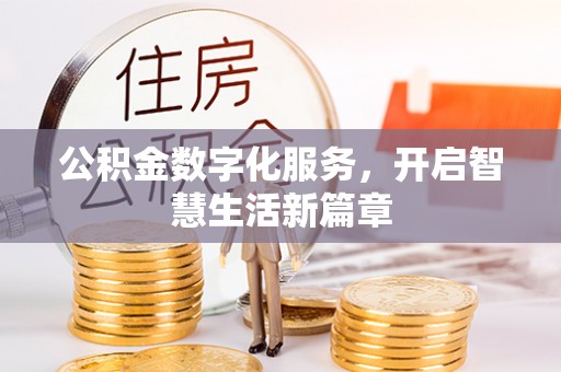 剑川公积金数字化服务，开启智慧生活新篇章