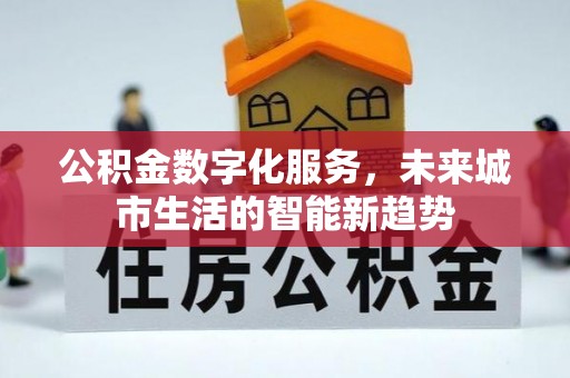 剑川公积金数字化服务，未来城市生活的智能新趋势