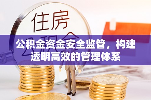 剑川公积金资金安全监管，构建透明高效的管理体系