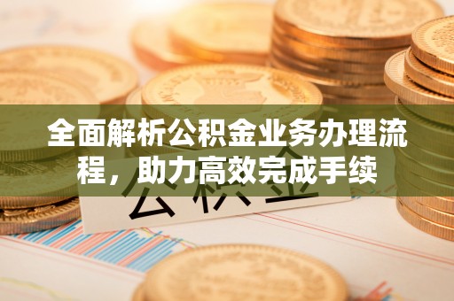 剑川全面解析公积金业务办理流程，助力高效完成手续